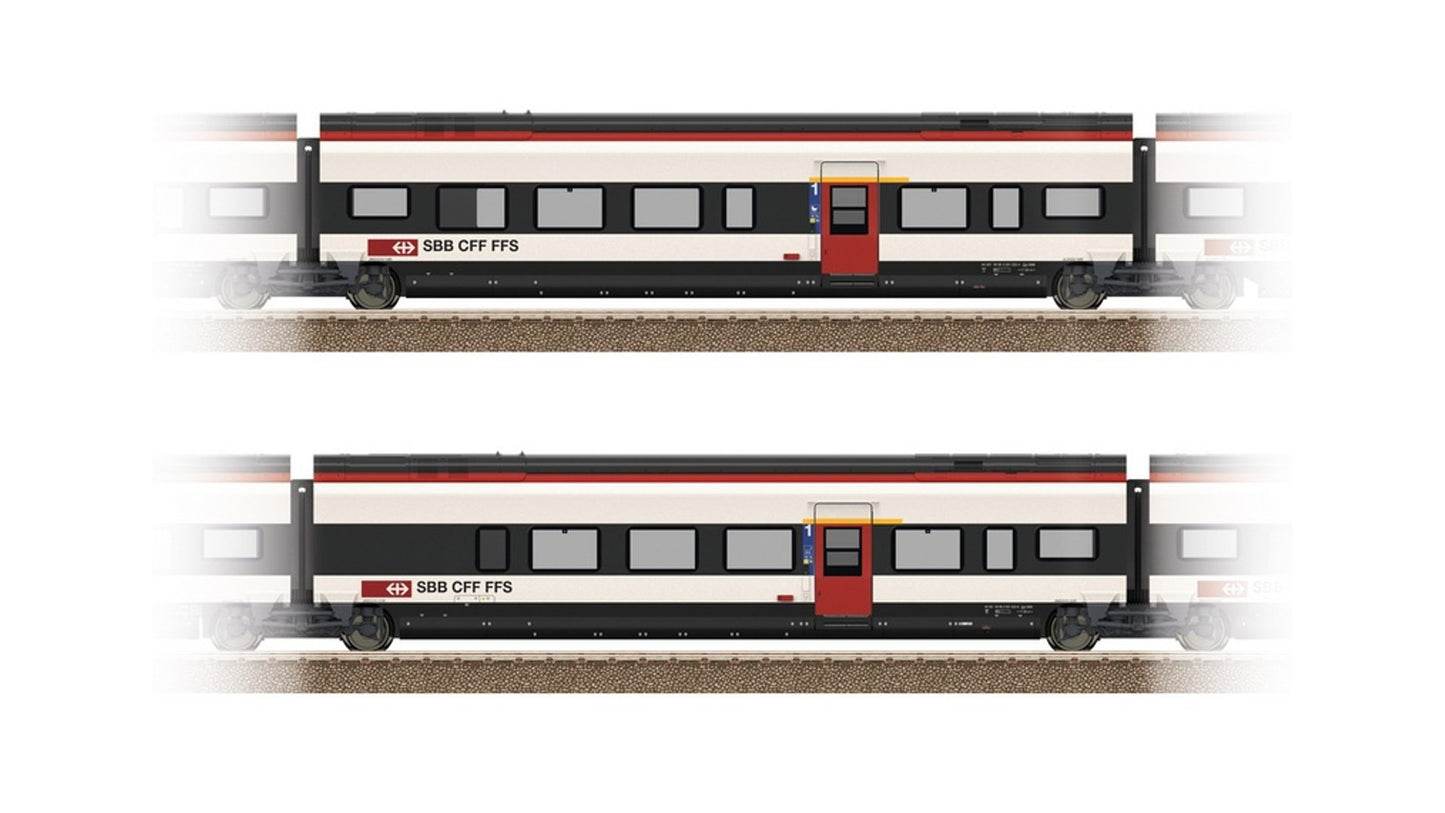 Trix 23283 Add-On Car Set 3 for the Class RABe 501 Giruno