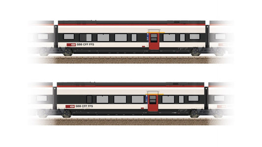 Trix 23283 Add-On Car Set 3 for the Class RABe 501 Giruno