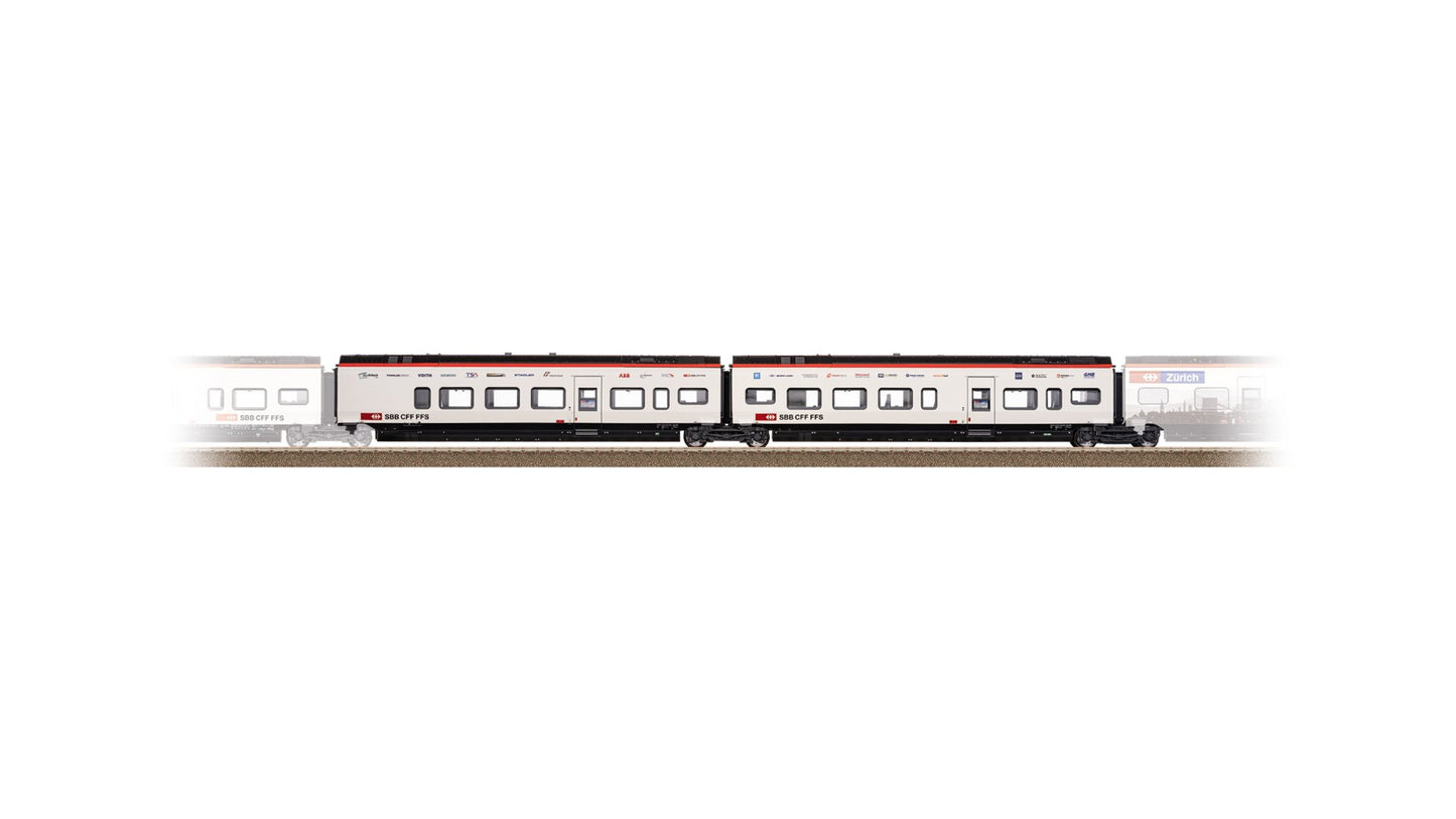 Trix 23285 Add-On Car Set 2 for the SBB Class RABe 501 Giruno