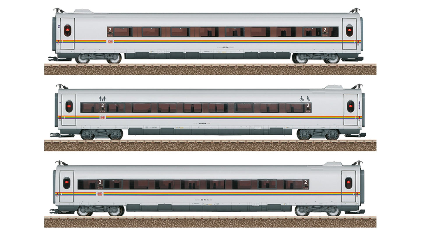 Trix 23391 Add-On Car Set ICE3 Rainbow