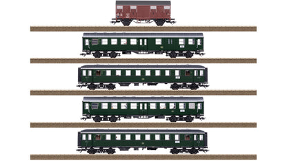 Trix 23508 Passenger Train with a Freight Car