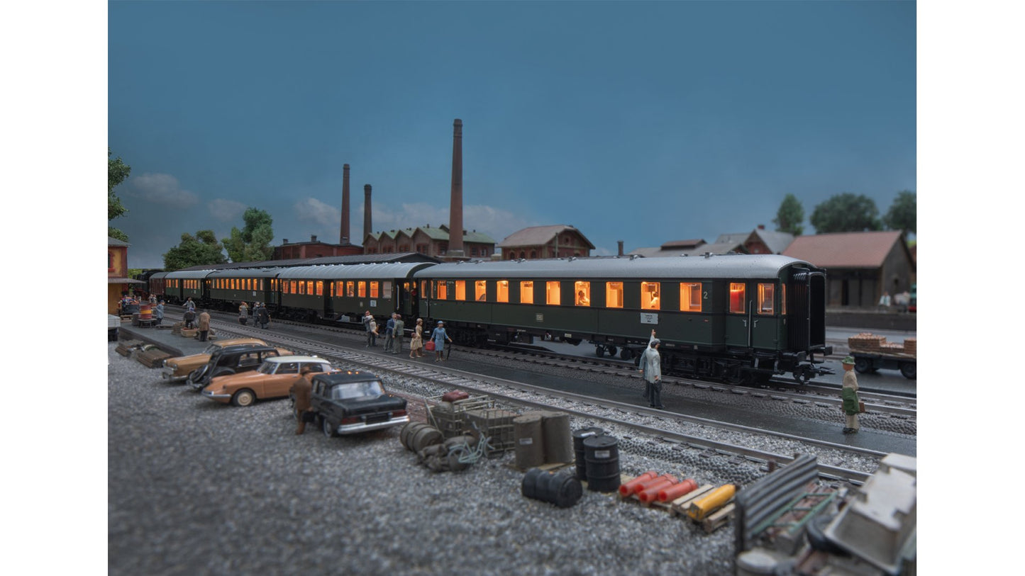 Trix 23508 Passenger Train with a Freight Car