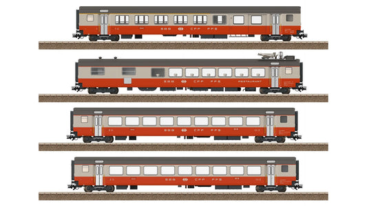 Trix T23690 Swiss Ex. Pass. Car Set E. IV