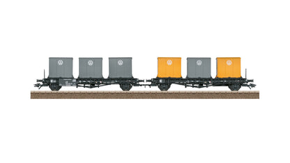 Trix 24161 Type Laabs Container Transport Car