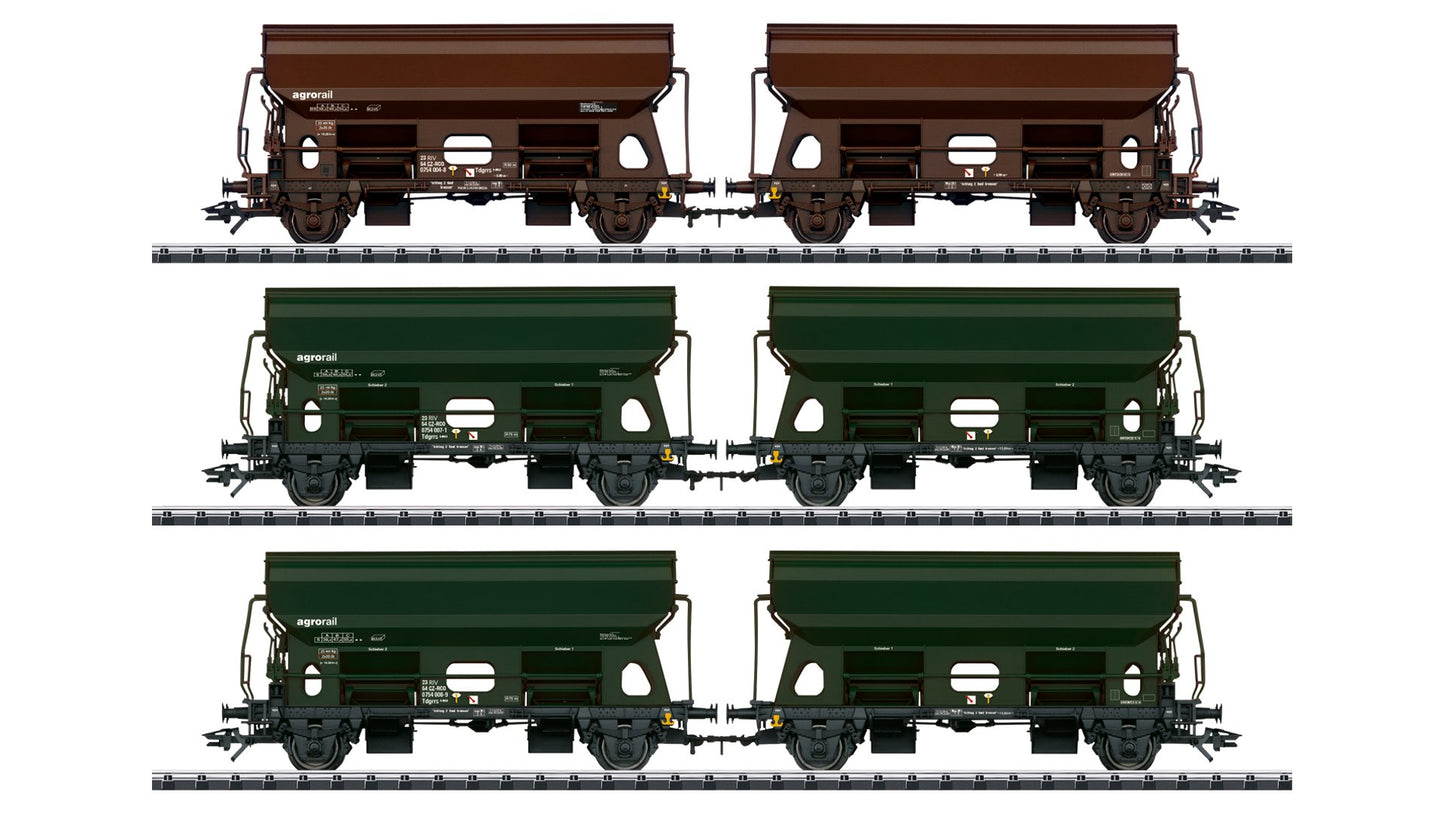 Trix 24169 Hinged Roof Car Set
