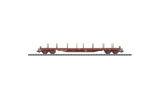 Trix 24348 Flat Car with Stakes Rs 80-2 SNCF