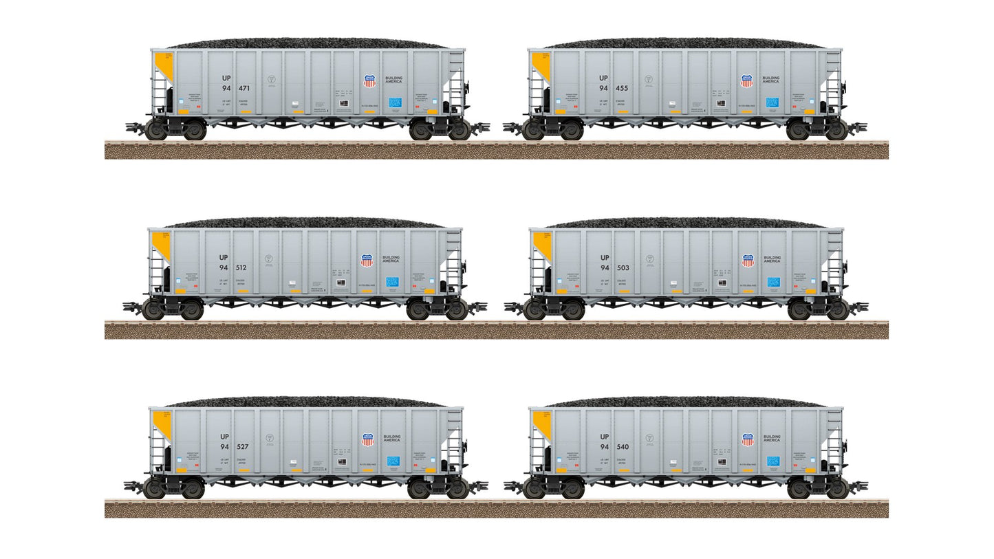 Trix 24903 Union Pacific Hopper Car Set