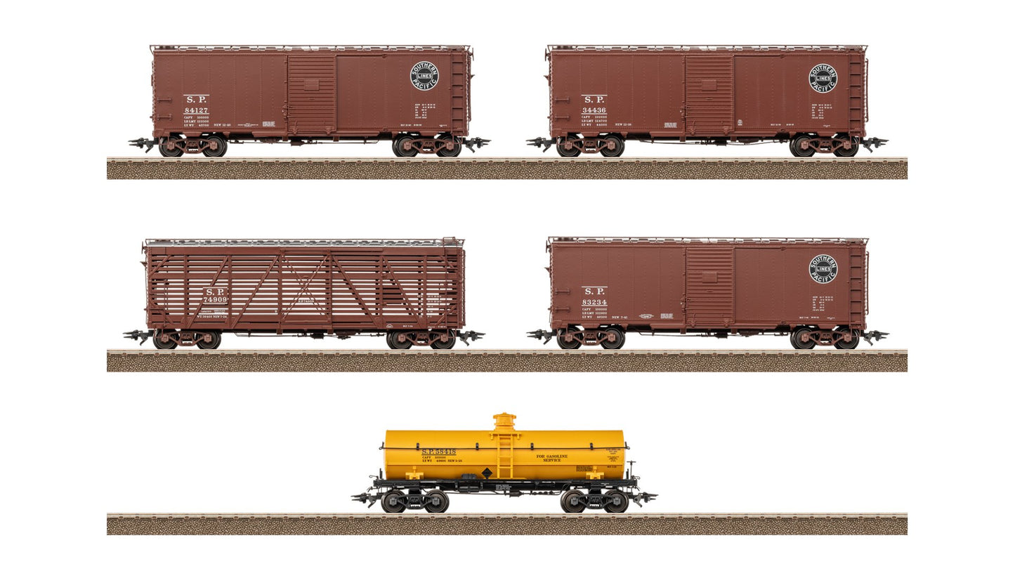 Trix T24915 US freight car set,5 cars,SP