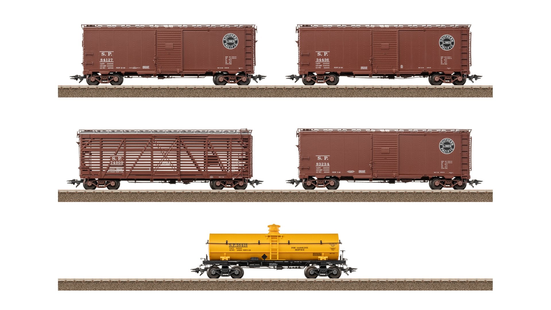 Trix T24915 US freight car set,5 cars,SP