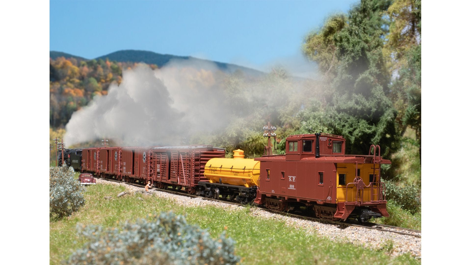 Trix T24915 US freight car set,5 cars,SP