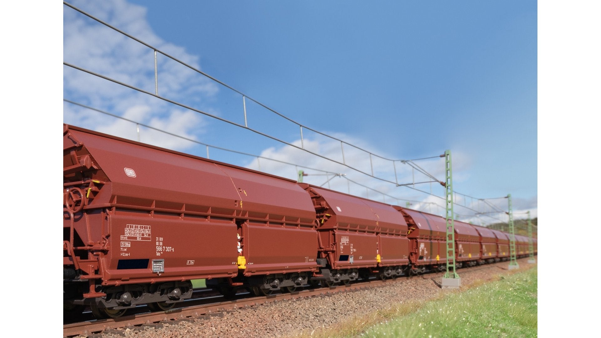 Trix 24968 Type Tals 968 Hinged Roof Car Display