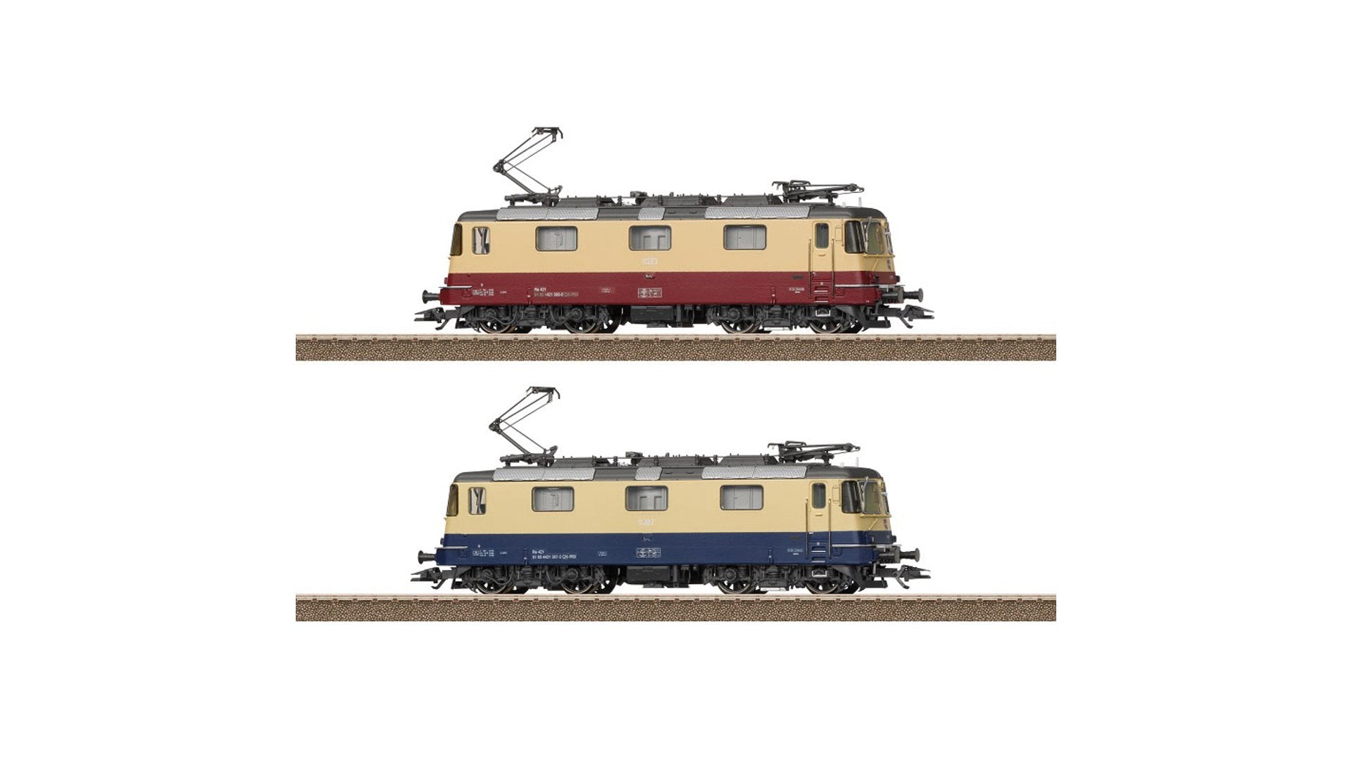 Trix 25100 Class Re 421 Double Electric Locomotive Set