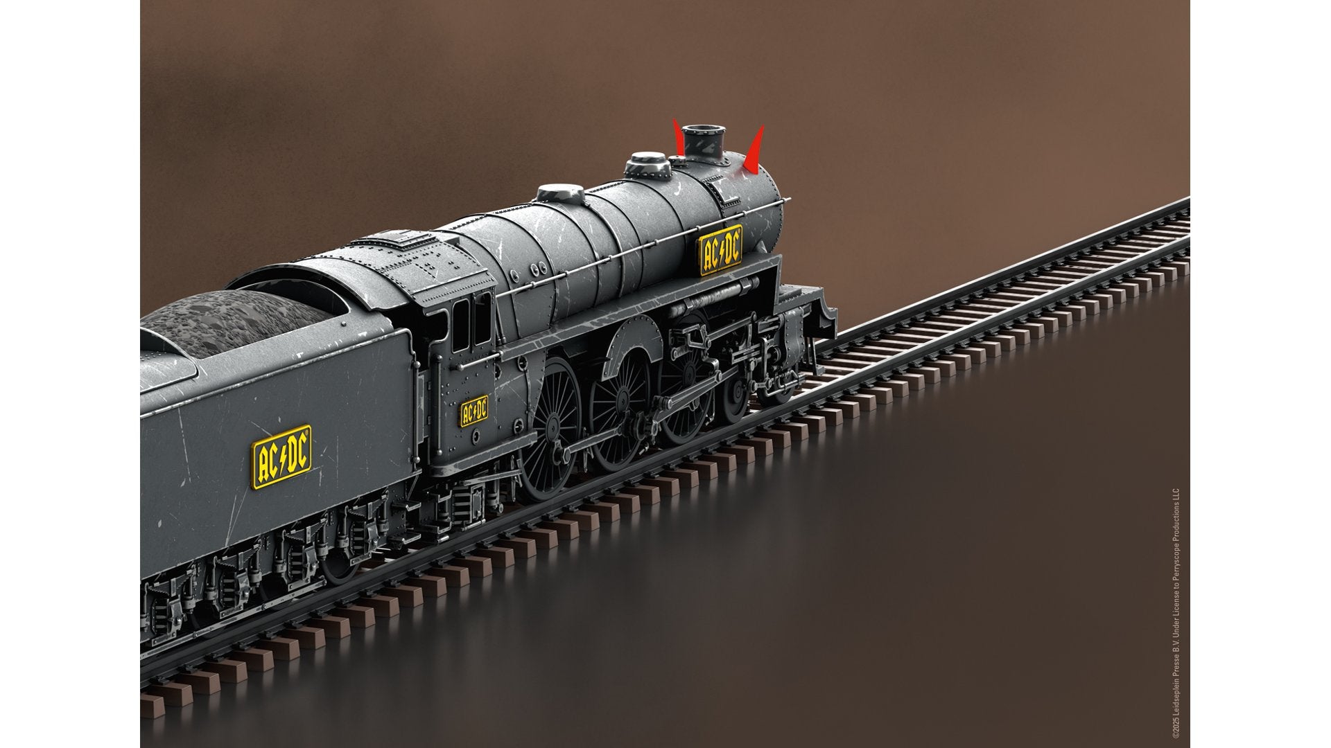 Trix T25492 AC/DC "Black Ice" Steam Locomotive with a Tender