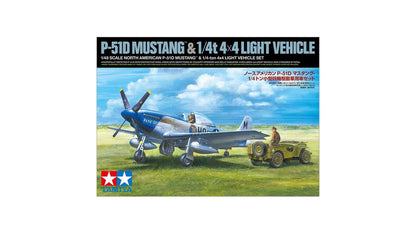 Tamiya 25205 P-51D Mustang 8th Air Force with 4Ã4 Light Vehicle