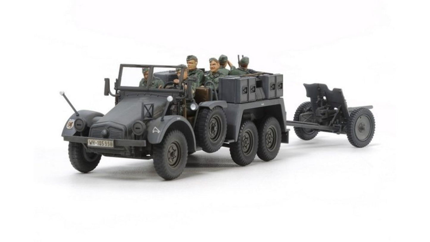 Tamiya 32580 German 6x4 Towing Truck Kfz 69 with 3 7cm Pak