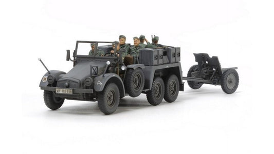 Tamiya 32580 German 6x4 Towing Truck Kfz 69 with 3 7cm Pak