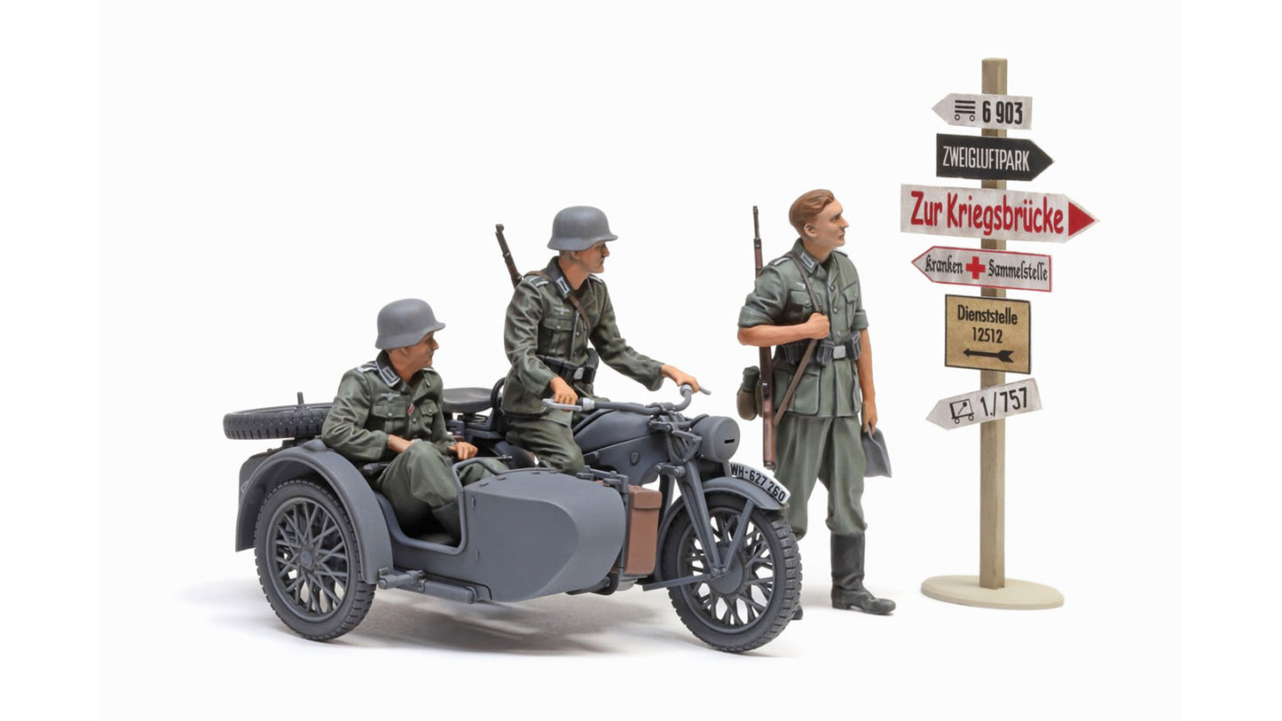 Tamiya 35384 German KS600 Motorcycle and Sidecar