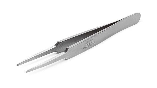 Tamiya 74109 HG Straight Tweezers Round Tip