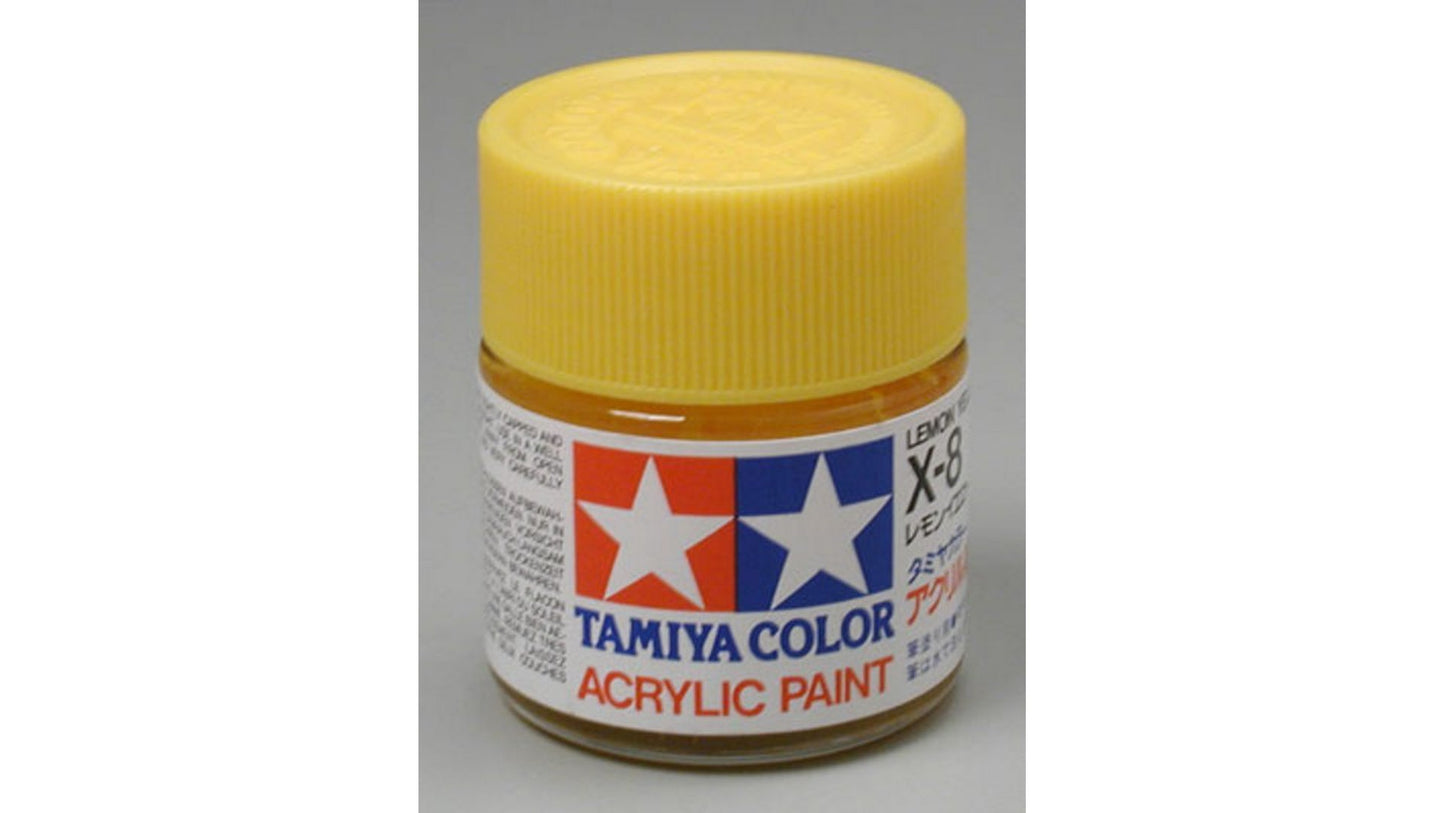 Tamiya 81008 Acrylic X-8 Lemon Yellow