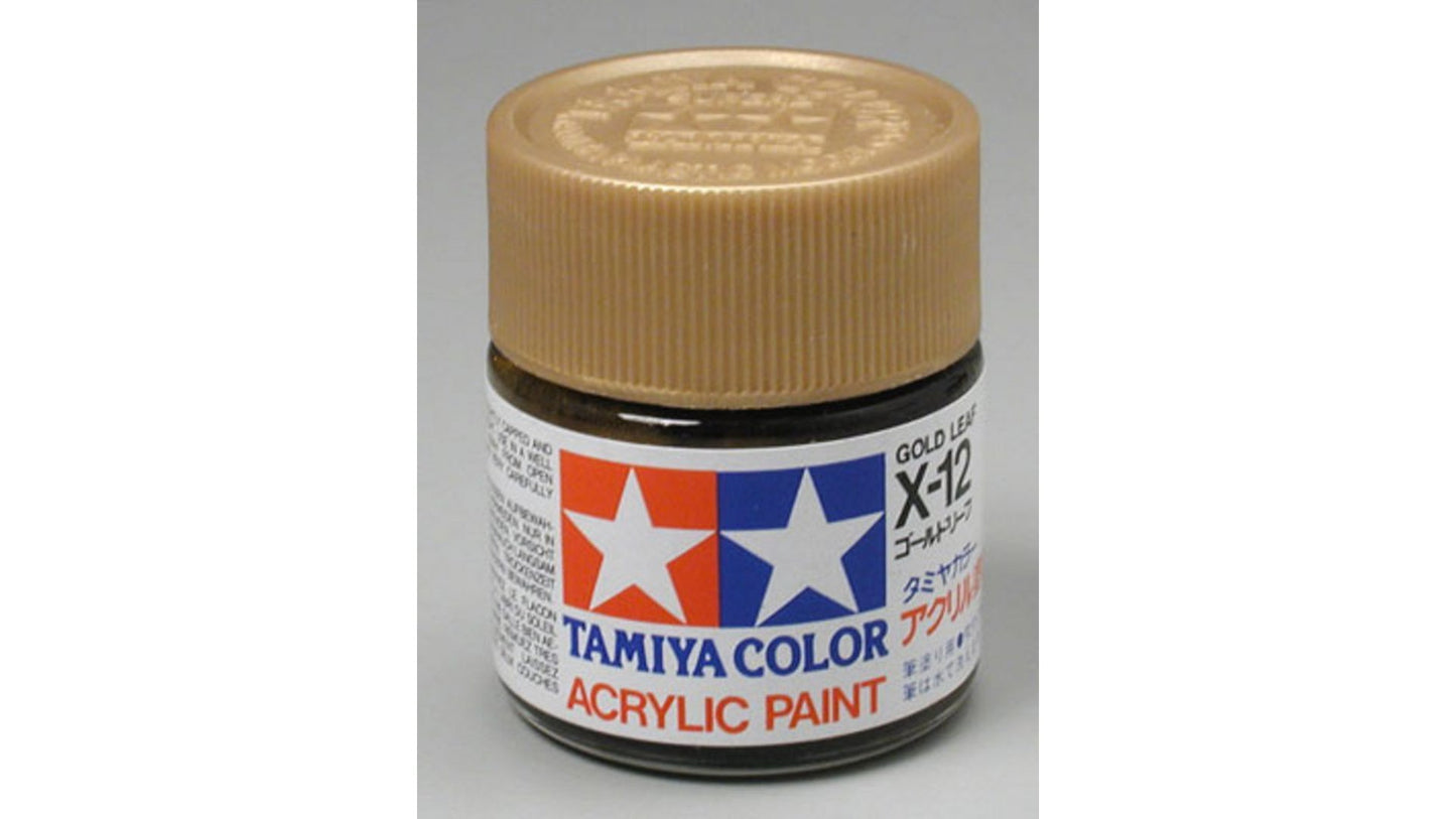 Tamiya 81012 Acrylic X-12 Gold Leaf