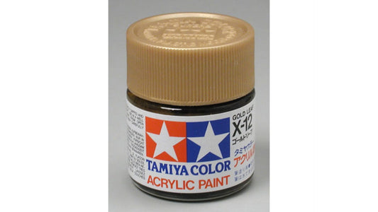 Tamiya 81012 Acrylic X-12 Gold Leaf