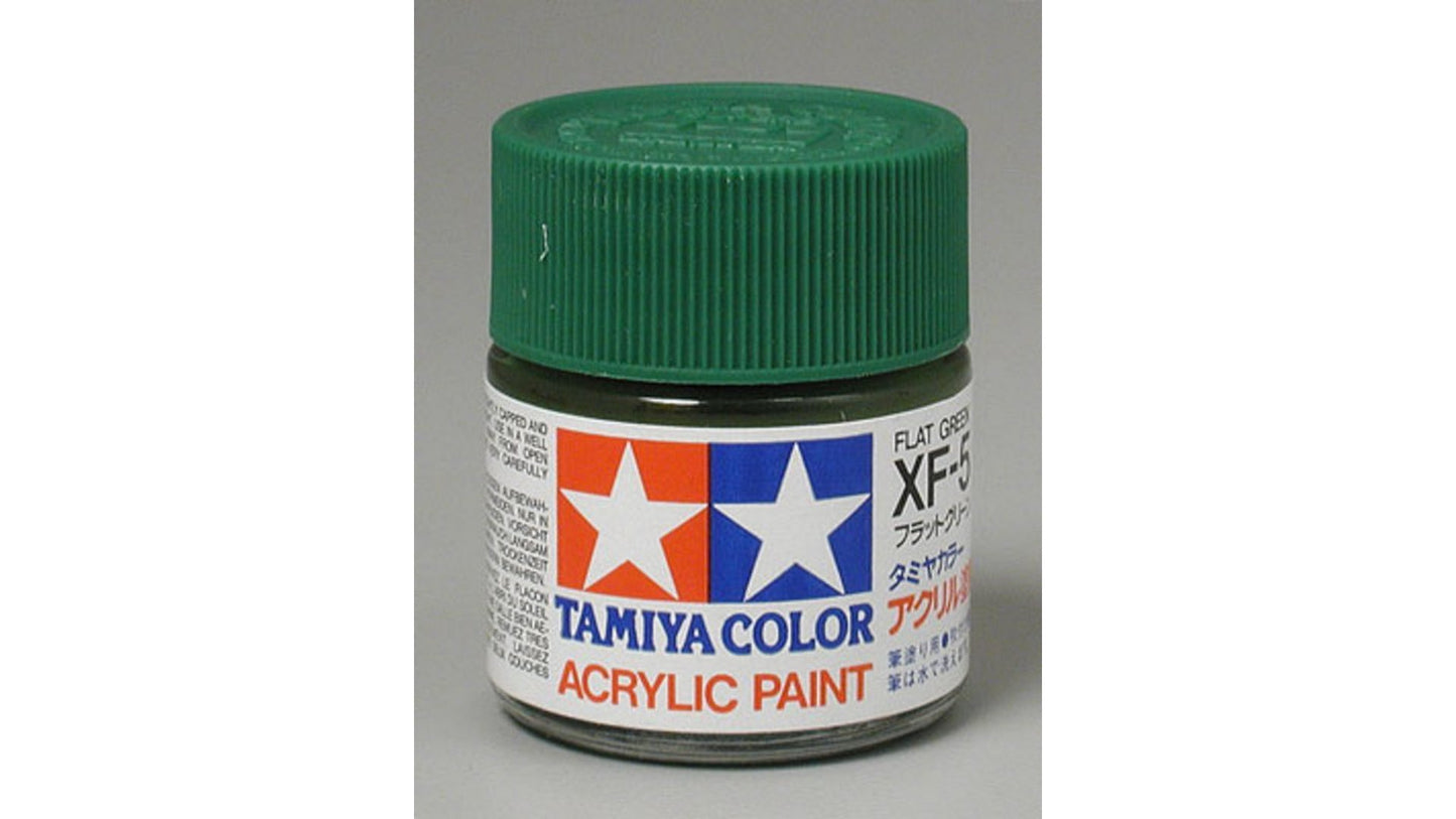 Tamiya 81305 Acrylic XF-5 Flat Green