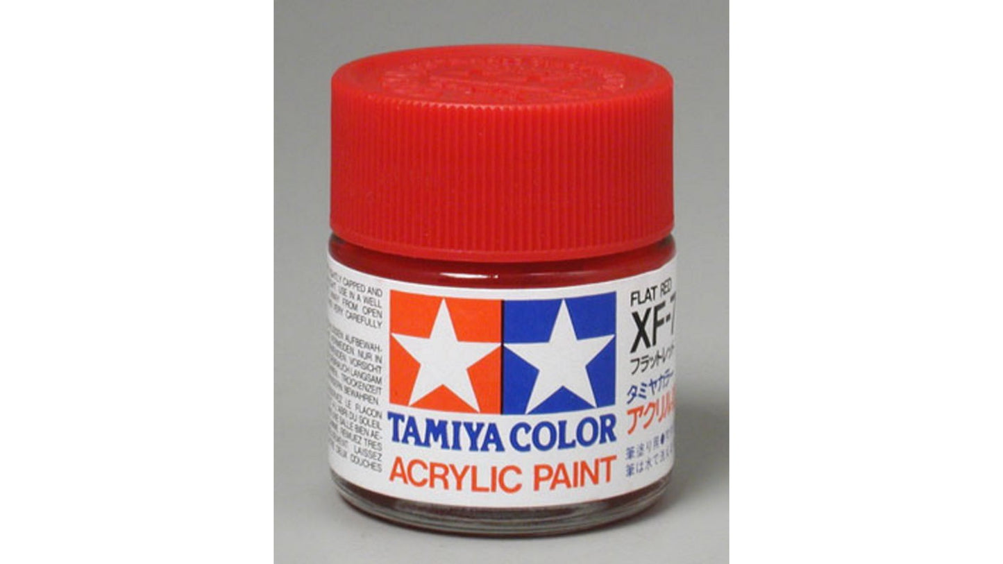 Tamiya 81307 Acrylic XF-7 Flat Red