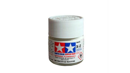 Tamiya 81502 Acrylic Mini X-2 White