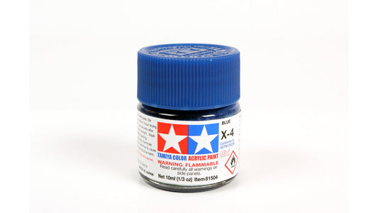 Tamiya 81504 Acrylic Mini X-4 Blue