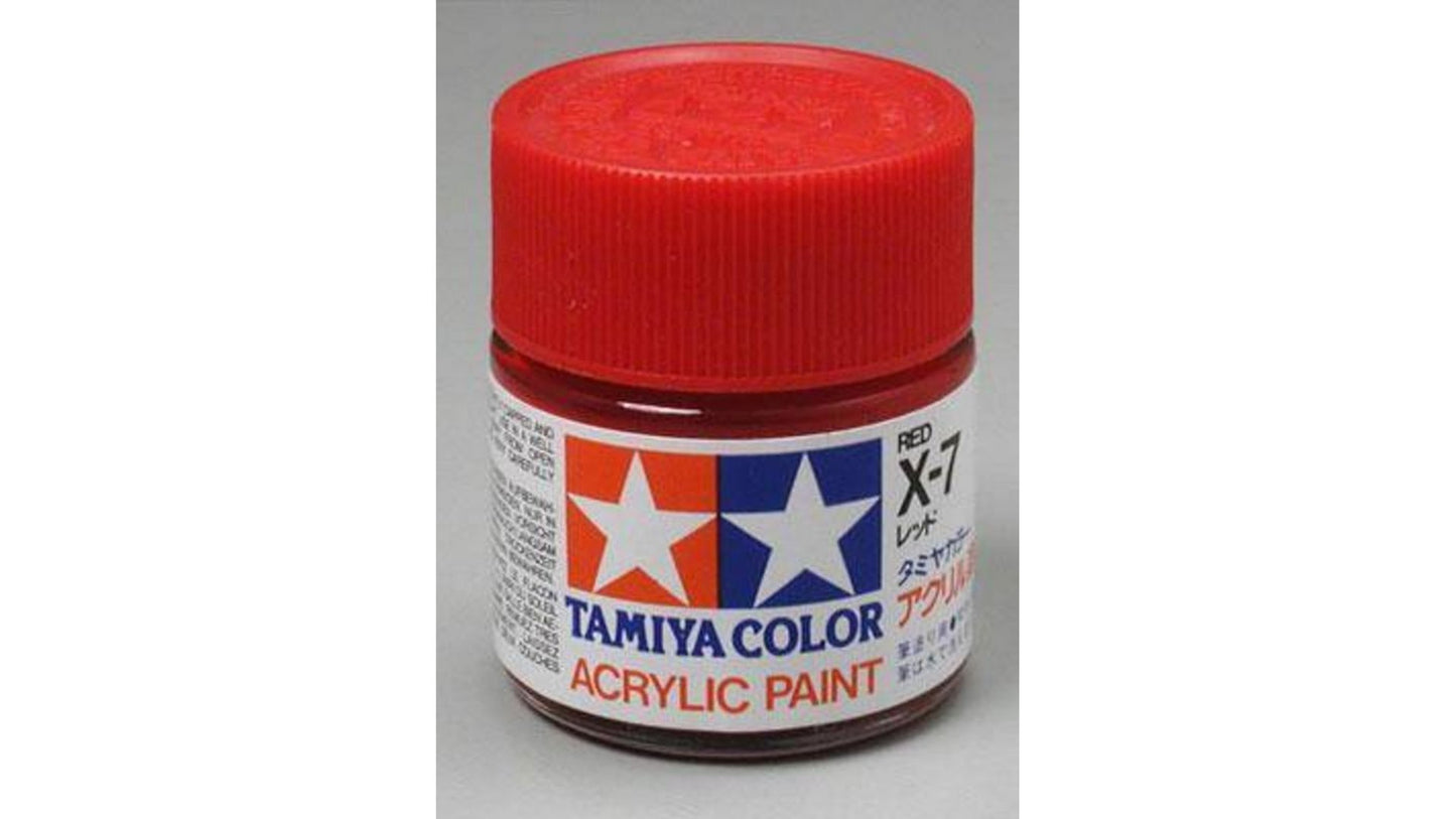 Tamiya 81507 Acrylic Mini X-7 Red