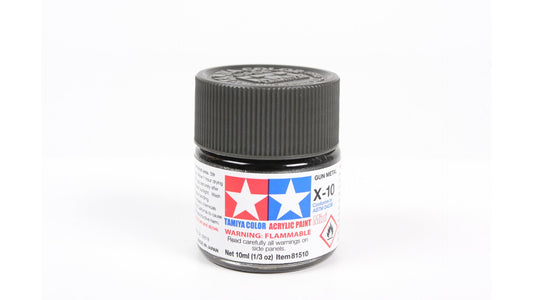 Tamiya 81510 Acrylic Mini X-10 Gun Metal