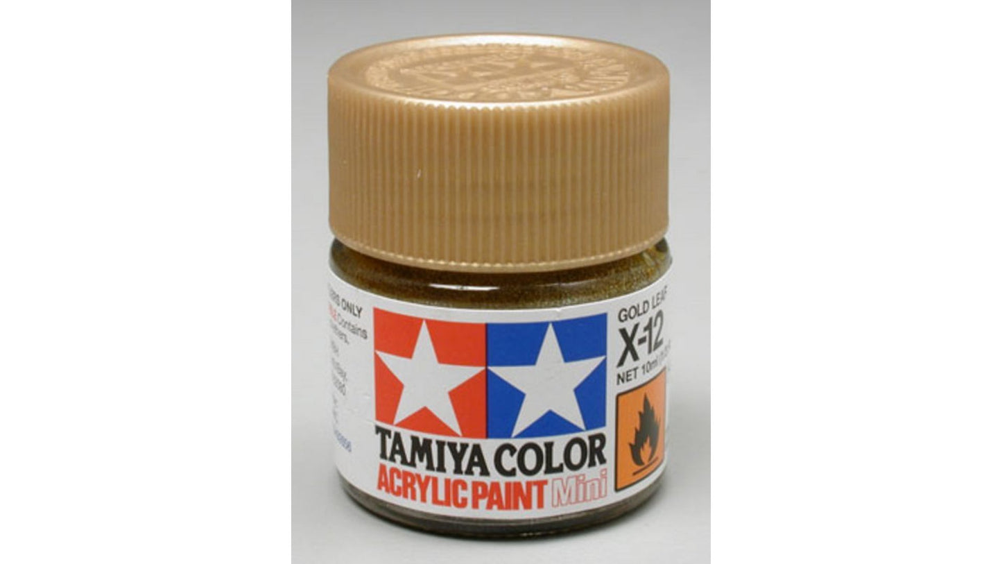 Tamiya 81512 Acrylic Mini X-12 Gold Leaf