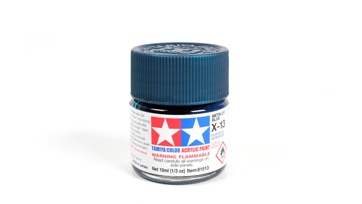 Tamiya 81513 Acrylic Mini X-13 Metallic Blue