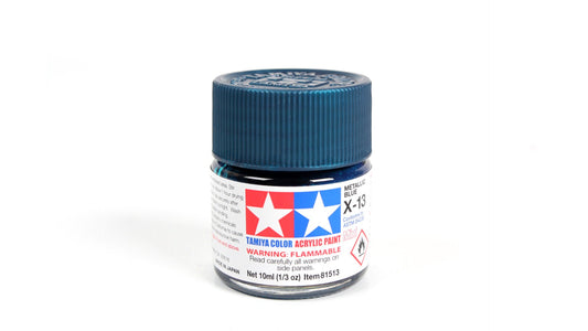Tamiya 81513 Acrylic Mini X-13 Metallic Blue