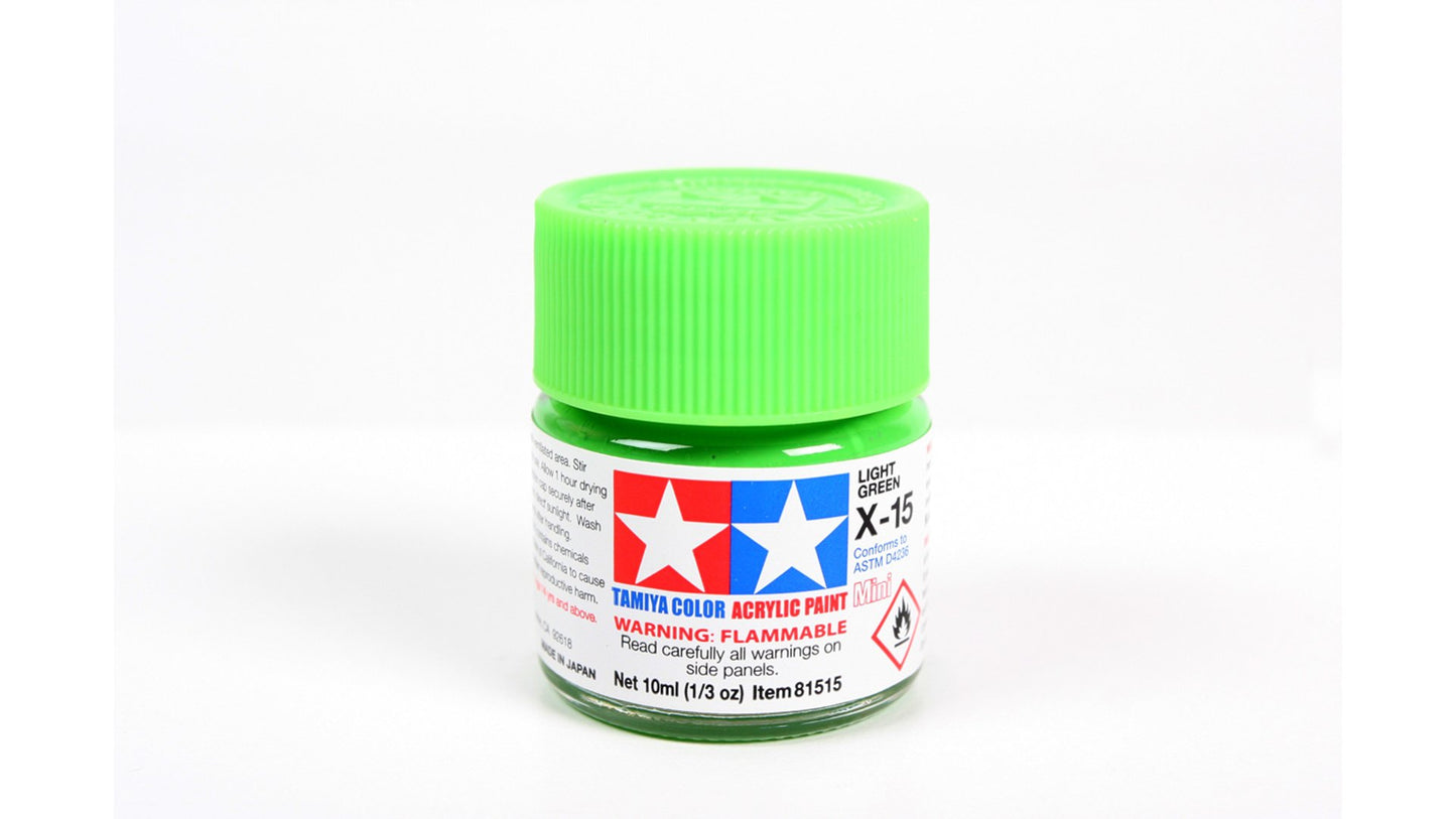 Tamiya 81515 Acrylic Mini X-15 Light Green