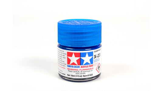 Tamiya 81523 Acrylic Mini X-23 Clear Blue