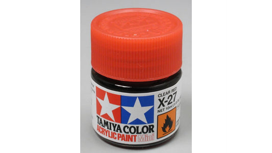 Tamiya 81527 Acrylic Mini X-27 Clear Red