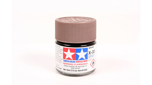 Tamiya 81533 Acrylic Mini X-33 Bronze