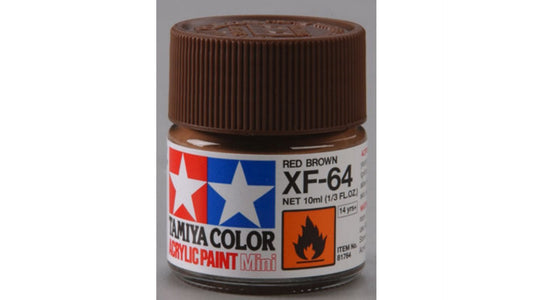Tamiya 81764 Acrylic Mini XF-64 Red Brown