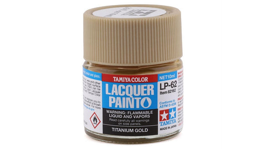 Tamiya 82162 Lacquer LP-62 Titanium Gold