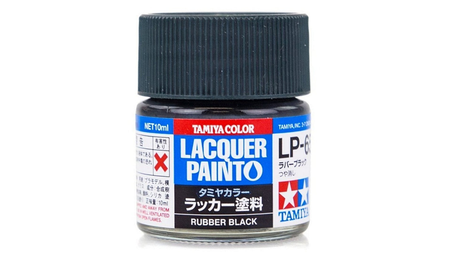 Tamiya 82165 Lacquer LP-65 Rubber Black