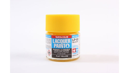 Tamiya 82180 Lacquer LP-80 Flat Yellow