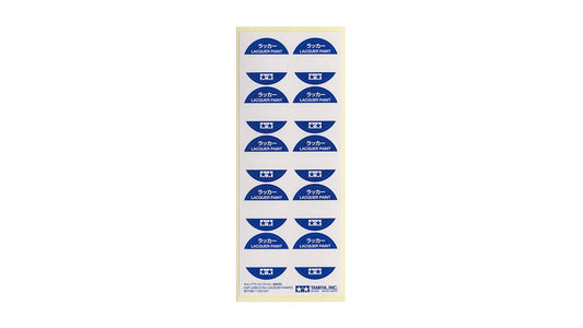 Tamiya 87196 Cap Labels (Lacquer Paints)