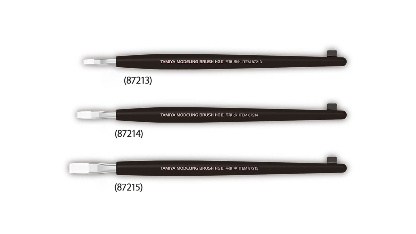 Tamiya 87215 Modeling Flat Brush HG II Medium