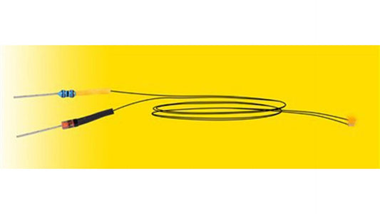 Viessmann 3561 LED Yellow With Soldered Cable 5 pieces