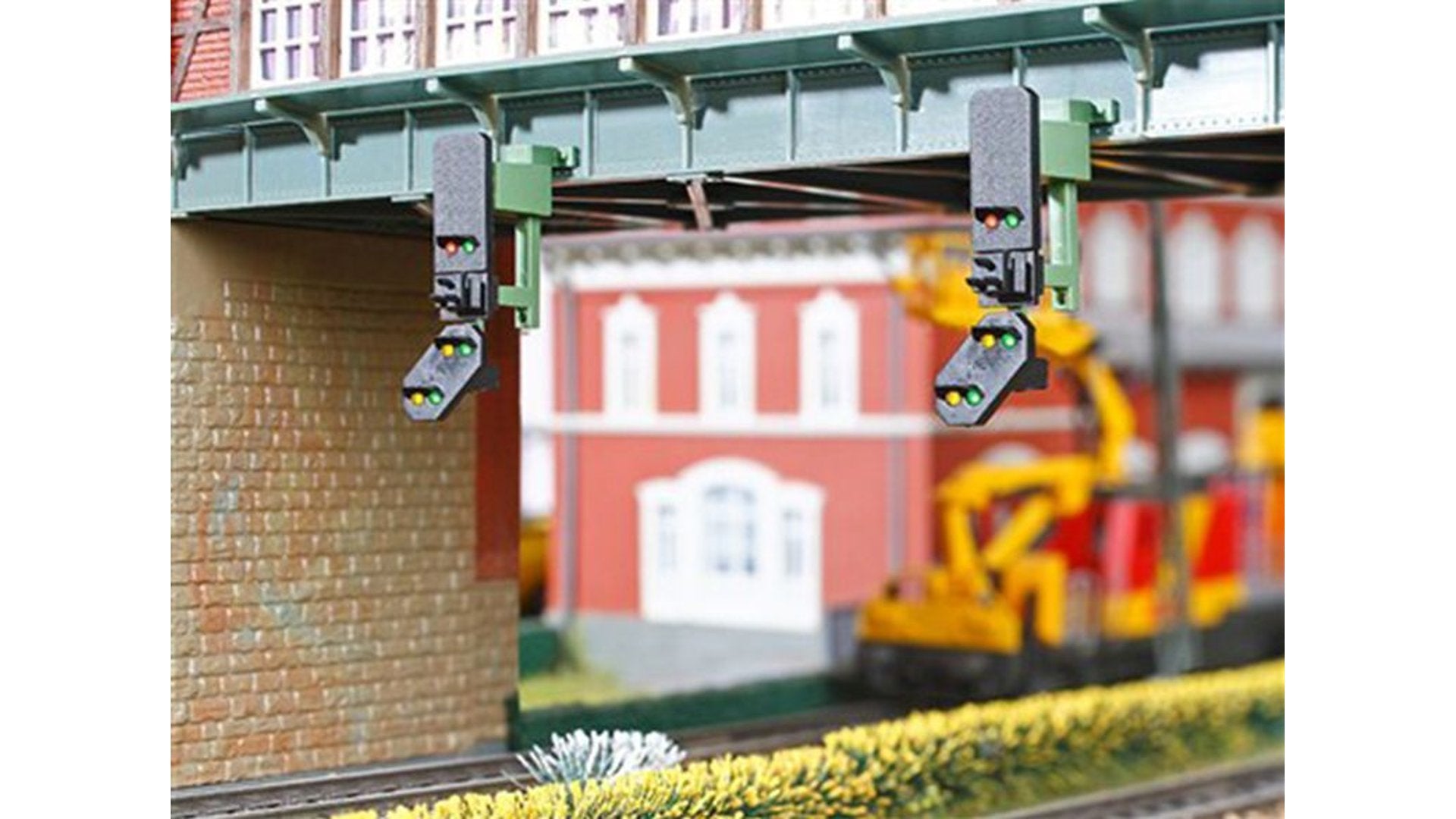 Viessmann 4752 H0 2 Multiplex block signal heads with distant signal