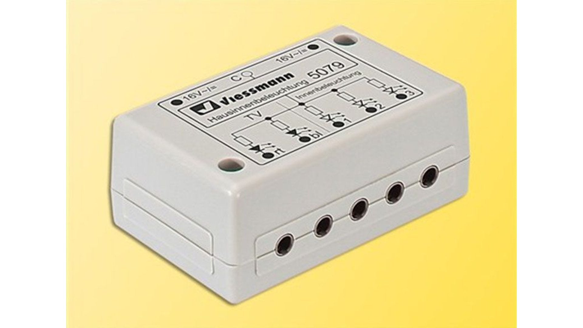 Viessmann 5079 HO LED House Interior Lighting with TV Simulation