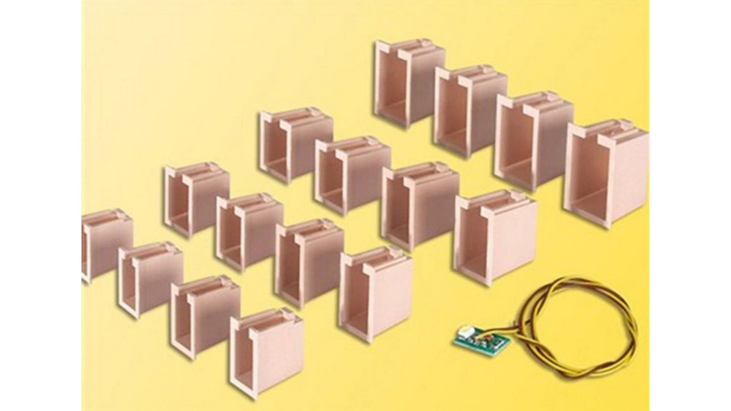 Viessmann 5079 HO LED House Interior Lighting with TV Simulation