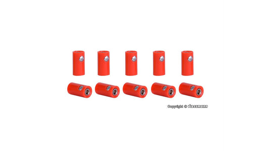 Viessmann 6880 Sockets Red Pack of 10