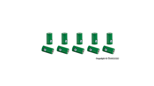 Viessmann 6881 Sockets Green Pack of 10